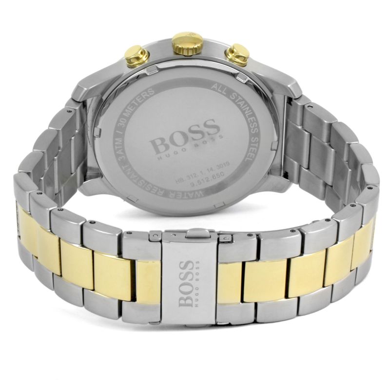  Shop Authentic Hugo Boss Professional Black Dial Two Tone Steel Strap Watch for Men - 1513529 - Luxxuri
