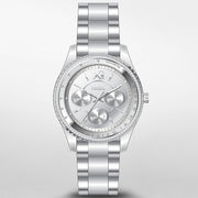  Shop Authentic Fossil Stella Sport Multifunction Silver Dial Silver Steel Strap Watch for Women - ES5108 - Luxxuri