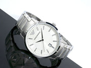  Shop Authentic Emporio Armani Classic Quartz White Dial Silver Steel Strap Watch For Men - AR2431 - Luxxuri