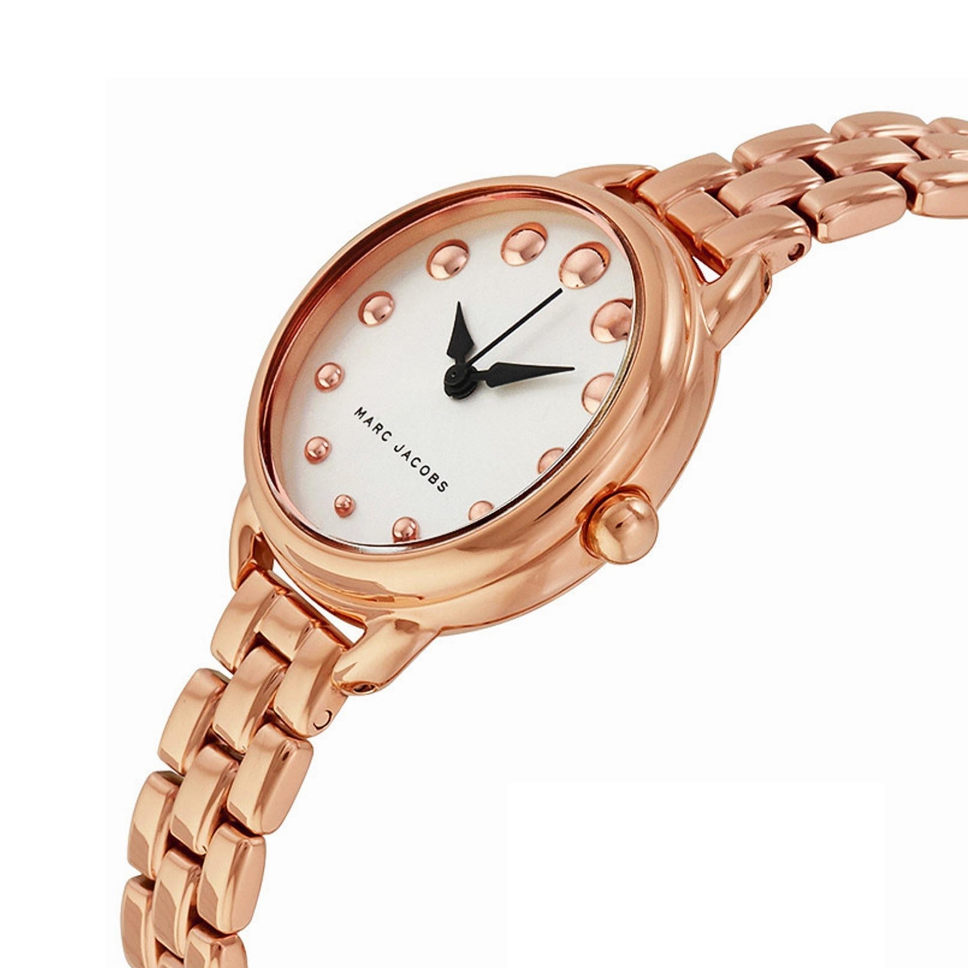  Shop Authentic Marc Jacobs Betty White Dial Rose Gold Steel Strap Watch for Women - MJ3496 - Luxxuri