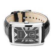  Shop Authentic Emporio Armani Classic Analog Black Dial Black Leather Strap Strap Watch For Men - AR1604 - Luxxuri