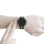  Shop Authentic Emporio Armani Classic Black Dial Black Leather Strap Watch For Men - AR1860 - Luxxuri