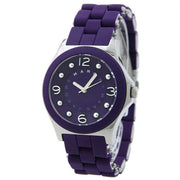  Shop Authentic Marc Jacobs Pelly Purple Dial Purple Silicone Strap Watch for Women - MBM2538 - Luxxuri