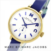  Shop Authentic Marc Jacobs Sally White Dial Blue Leather Strap Watch for Women - MBM1354 - Luxxuri