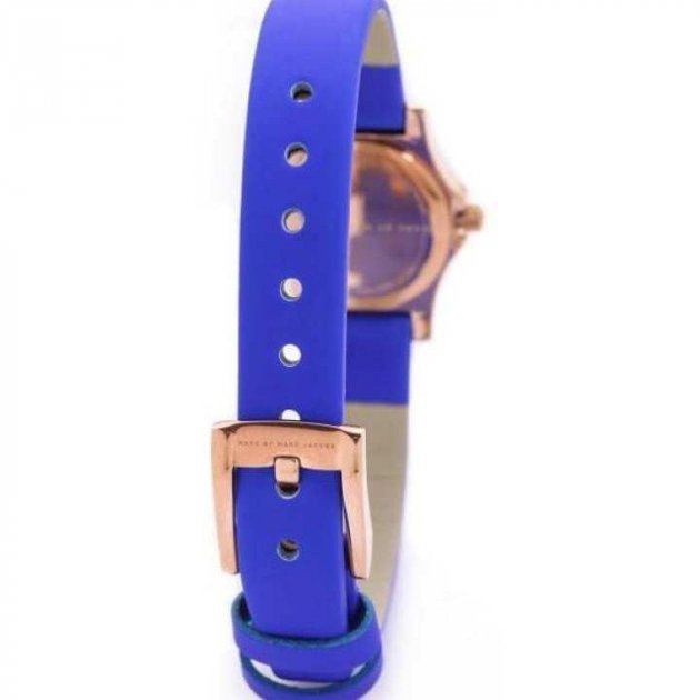  Shop Authentic Marc Jacobs Henry White Dial Blue Leather Strap Watch for Women - MBM1238 - Luxxuri