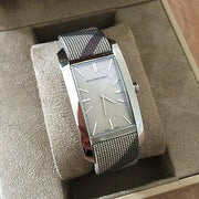  Shop Authentic Burberry Nova Check Silver Dial Two Tone Leather Strap Watch For Women - BU9404 - Luxxuri