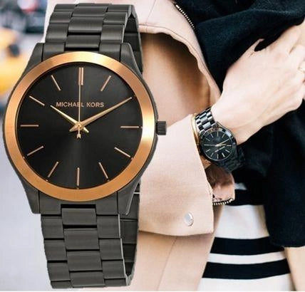  Shop Authentic Michael Kors Runway Quartz Grey Dial Grey Steel Strap Watch For Women - MK8576 - Luxxuri