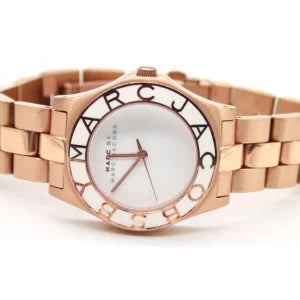  Shop Authentic Marc Jacobs Blade White Dial Rose Gold Steel Strap Watch for Women - MBM3076 - Luxxuri
