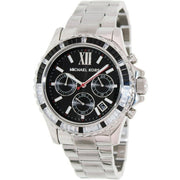  Shop Authentic Michael Kors Everest Chronograph Black Dial Silver Steel Strap Watch For Women - MK5753 - Luxxuri