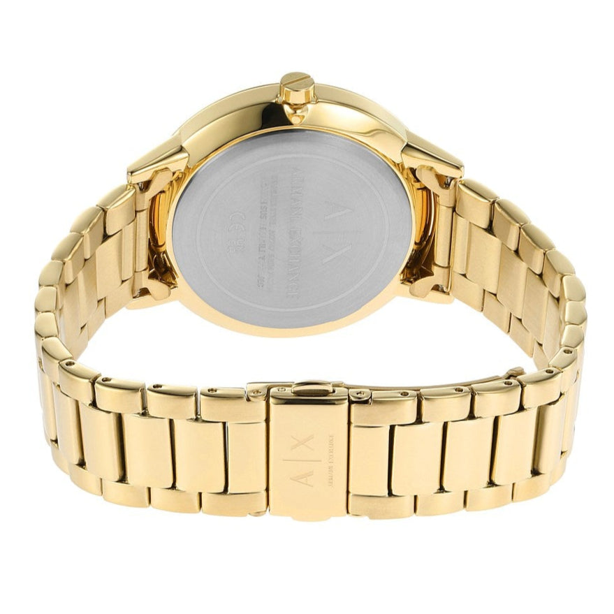  Shop Authentic Armani Exchange Cayde Chronograph Black Dial Gold Steel Strap Watch for Men - AX2747 - Luxxuri