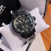  Shop Authentic Tissot Supersport Chrono Black Dial Black Steel Strap Watch For Men - T125.617.33.051.00 - Luxxuri