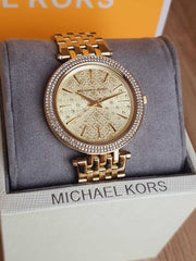  Shop Authentic Michael Kors Darci Gold Dial Gold Steel Strap Watch for Women - MK3398 - Luxxuri