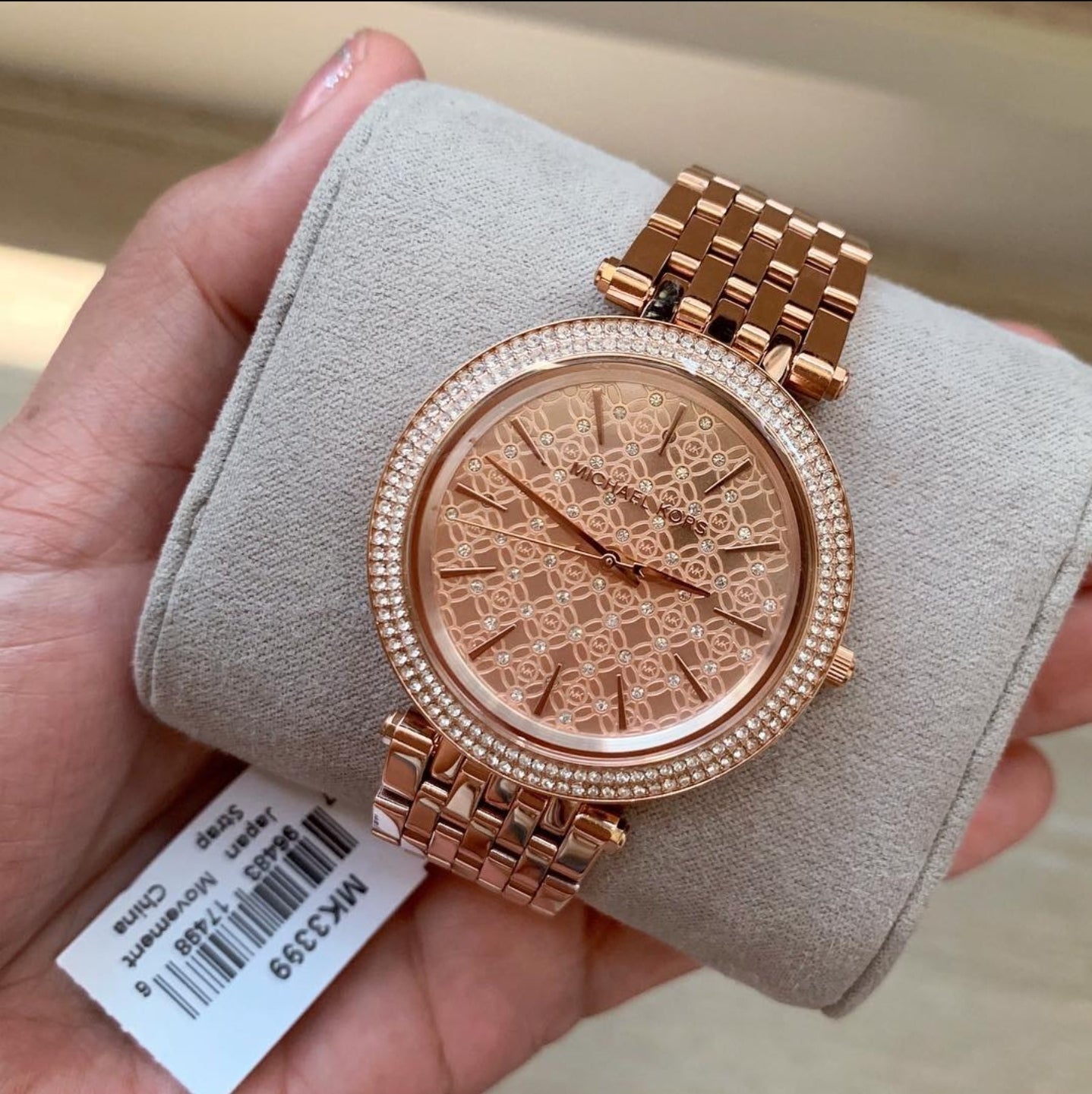  Shop Authentic Michael Kors Darci Rose Gold Dial Steel Strap Watch for Women - MK3399 - Luxxuri