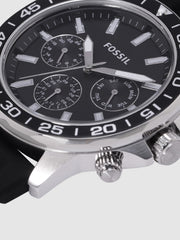  Shop Authentic Fossil Bannon Multifunction Black Dial Black Silicone Strap Watch for Men - BQ2494 - Luxxuri
