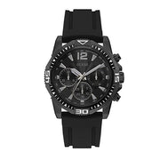  Shop Authentic Guess Commander Black Dial Black Rubber Strap Watch for Men - GW0211G3 - Luxxuri