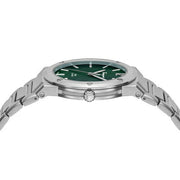  Shop Authentic Salvatore Ferragamo F-80 Classic Green Dial Silver Steel Strap Watch for Men - SFDT02123 - Luxxuri
