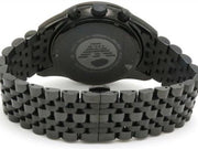  Shop Authentic Emporio Armani Tazio Chronograph Black Dial Black Steel Strap Watch For Men - AR5989 - Luxxuri