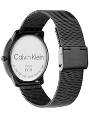  Shop Authentic Calvin Klein Minimal Black Dial Black Mesh Bracelet Watch for Men - K3M514B1 - Luxxuri