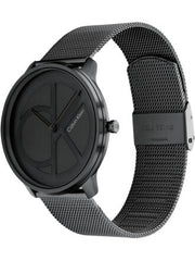  Shop Authentic Calvin Klein Minimal Black Dial Black Mesh Bracelet Watch for Men - K3M514B1 - Luxxuri
