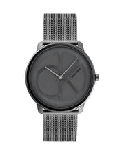  Shop Authentic Calvin Klein Minimal Grey Dial Grey Mesh Bracelet Watch for Men - K3M517P4 - Luxxuri
