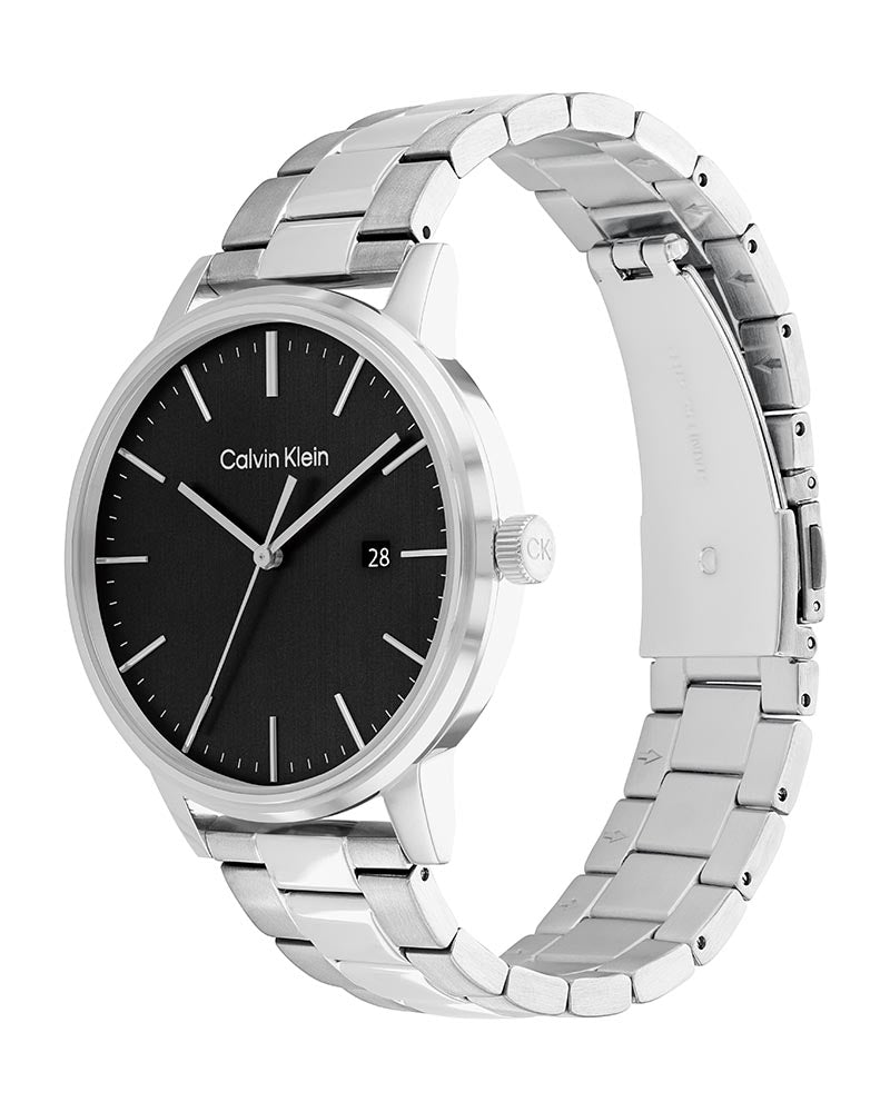  Shop Authentic Calvin Klein City Chronograph Black Dial Silver Steel Strap Watch for Men - K2G2G14Y - Luxxuri