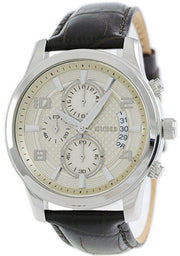  Shop Authentic Guess Exec Chronograph White Dial Brown Leather Strap Watch For Men - W0076G2 - Luxxuri