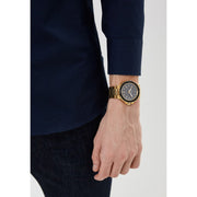  Shop Authentic Guess Track Grey Dial Gold Steel Strap Watch for Men - GW0426G2 - Luxxuri