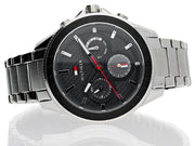  Shop Authentic Tommy Hilfiger Aiden Chronograph Grey Dial Silver Steel Strap Watch For Men - 1791857 - Luxxuri