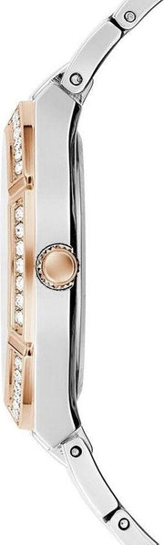  Shop Authentic Guess Cosmo Quartz Silver Dial Two Tone Steel Strap Watch For Women - GW0033L9 - Luxxuri