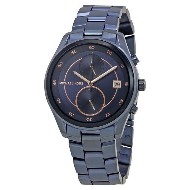  Shop Authentic Michael Kors Briar Blue Dial Blue Steel Strap Watch For Women - MK6468 - Luxxuri