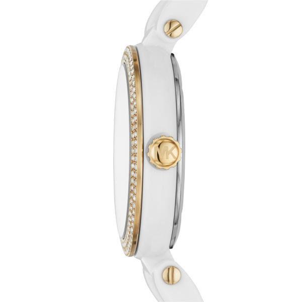  Shop Authentic Michael Kors Delray Rose Gold Dial White Steel Strap Watch for Women - MK4315 - Luxxuri