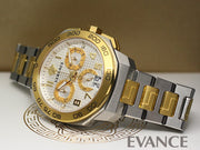  Shop Authentic Versace Dylos Chronograph Silver Dial Two Tone Steel Strap Watch for Men - VQC030015 - Luxxuri