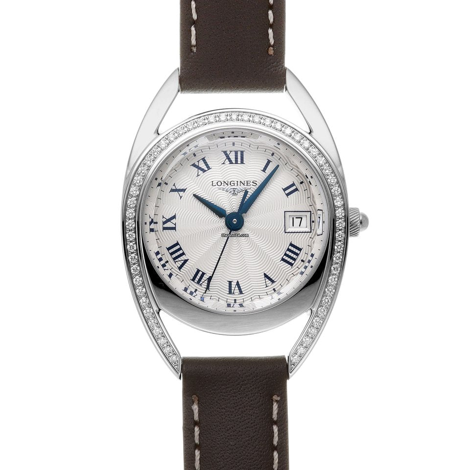  Shop Authentic Longines Equestrian Arche Quartz Diamond Watch for Women - L6.136.0.71.2 - Luxxuri