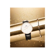  Shop Authentic Daniel Wellington Classic Reading White Dial Black Leather Strap Watch For Women - DW00100041 - Luxxuri