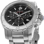  Shop Authentic Movado Series 800 Chronograph Black Dial Silver Steel Strap Watch For Men - 2600110 - Luxxuri