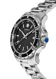  Shop Authentic Movado Series 800 Black Dial Silver Steel Strap Watch For Men - 2600135 - Luxxuri