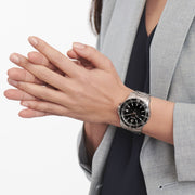  Shop Authentic Movado Series 800 Chronograph Black Dial Silver Steel Strap Watch For Men - 2600110 - Luxxuri