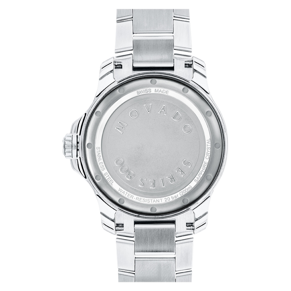  Shop Authentic Movado Series 800 Black Dial Silver Steel Strap Watch For Men - 2600135 - Luxxuri