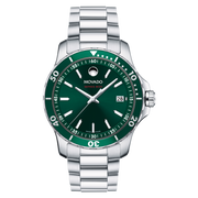  Shop Authentic Movado Series 800 Green Dial Silver Steel Strap Watch For Men - 2600136 - Luxxuri