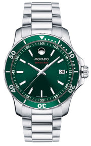  Shop Authentic Movado Series 800 Green Dial Silver Steel Strap Watch For Men - 2600136 - Luxxuri
