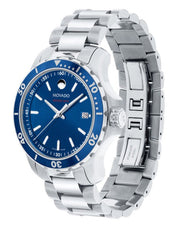  Shop Authentic Movado Series 800 Blue Dial Silver Steel Strap Watch For Men - 2600137 - Luxxuri
