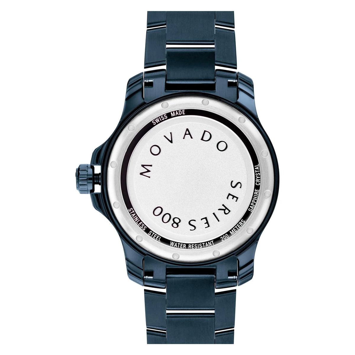 Shop Authentic Movado Series 800 Black Dial Blue Ion Plated Steel Strap Watch for Men - 2600139 - Luxxuri