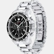  Shop Authentic Movado Series 800 Chronograph Black Dial Silver Steel Strap Watch For Men - 2600142 - Luxxuri