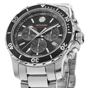  Shop Authentic Movado Series 800 Chronograph Black Dial Silver Steel Strap Watch For Men - 2600142 - Luxxuri