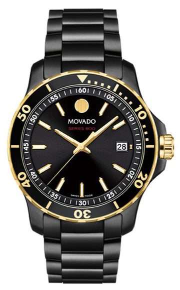  Shop Authentic Movado Series 800 Black Dial Black Steel Strap Watch For Men - 2600161 - Luxxuri