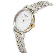  Shop Authentic Tissot T Classic Everytime Small White Dial Two Tone Mesh Bracelet Watch For Women - T109.210.22.031.00 - Luxxuri
