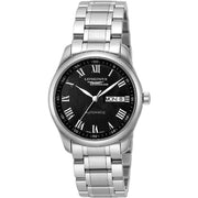  Shop Authentic Longines Master Collection Automatic Day Date Black Dial Silver Steel Strap Watch for Men - L2.755.4.51.6 - Luxxuri