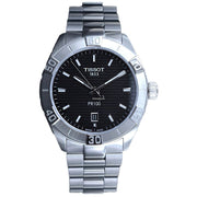  Shop Authentic Tissot PR 100 Sport Quartz Black Dial Silver Steel Strap Watch For Men - T101.610.11.051.00 - Luxxuri