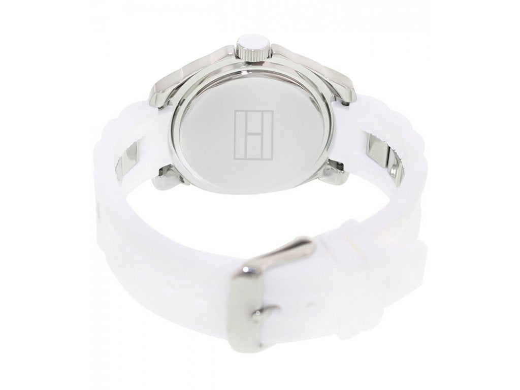  Shop Authentic Tommy Hilfiger K2 White Dial White Rubber Strap Watch for Women - 1781306 - Luxxuri