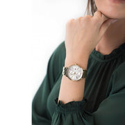  Shop Authentic Tommy Hilfiger Jenna Quartz White Dial Gold Steel Strap Watch for Women - 1782069 - Luxxuri